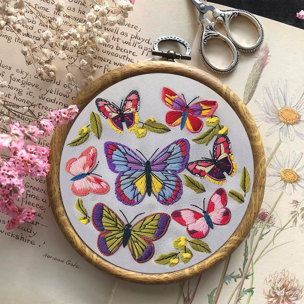 Rubbyoo Embroidery Kit-  Colorful Butterflies - image 8