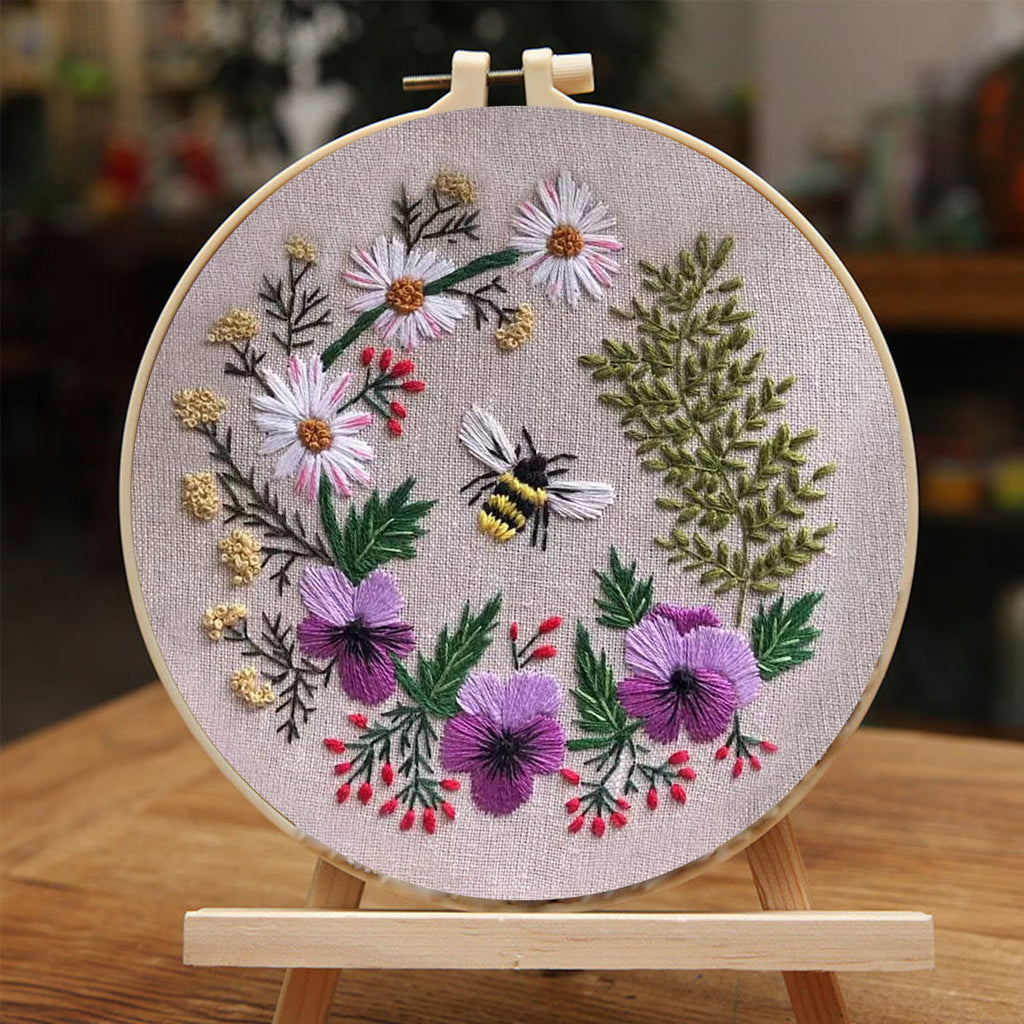 Rubbyoo Embroidery Kit-   Honey Bee Garden - image 2