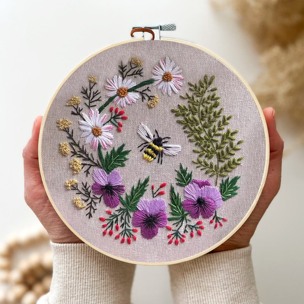 Rubbyoo Embroidery Kit-   Honey Bee Garden - image 3