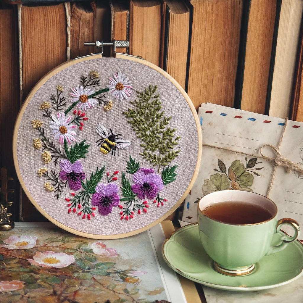 Rubbyoo Embroidery Kit-   Honey Bee Garden - image 5