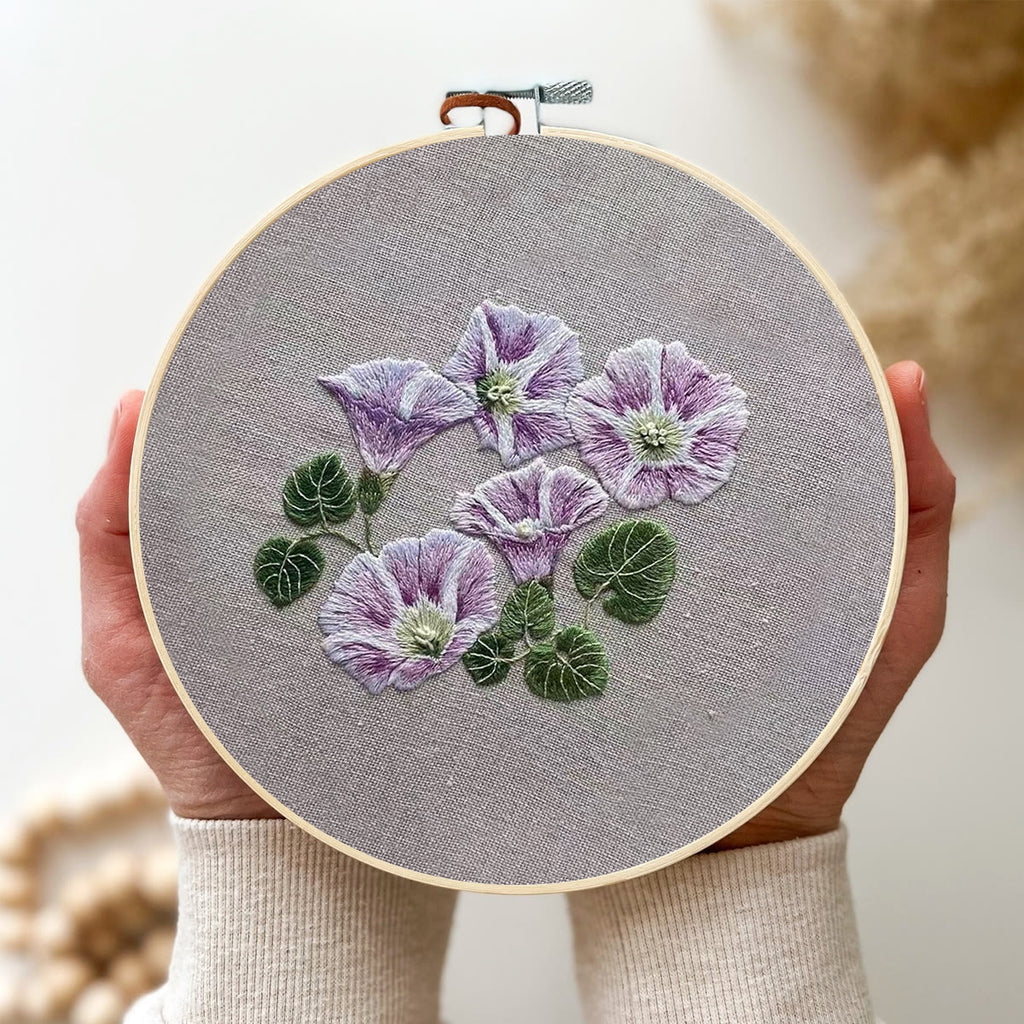 Rubbyoo Embroidery Kit- Mini Purple Hortensia - image 3