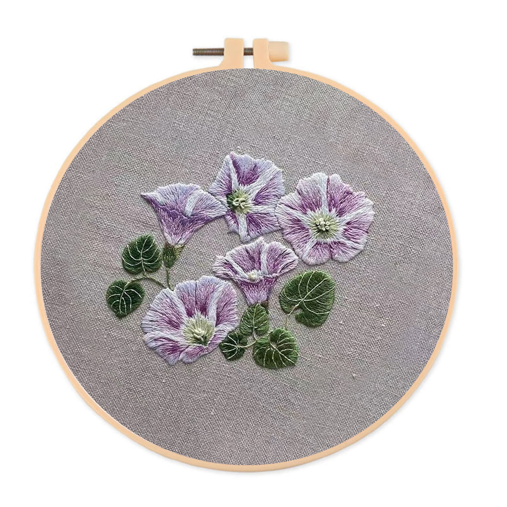 Rubbyoo Embroidery Kit- Mini Purple Hortensia - image 0