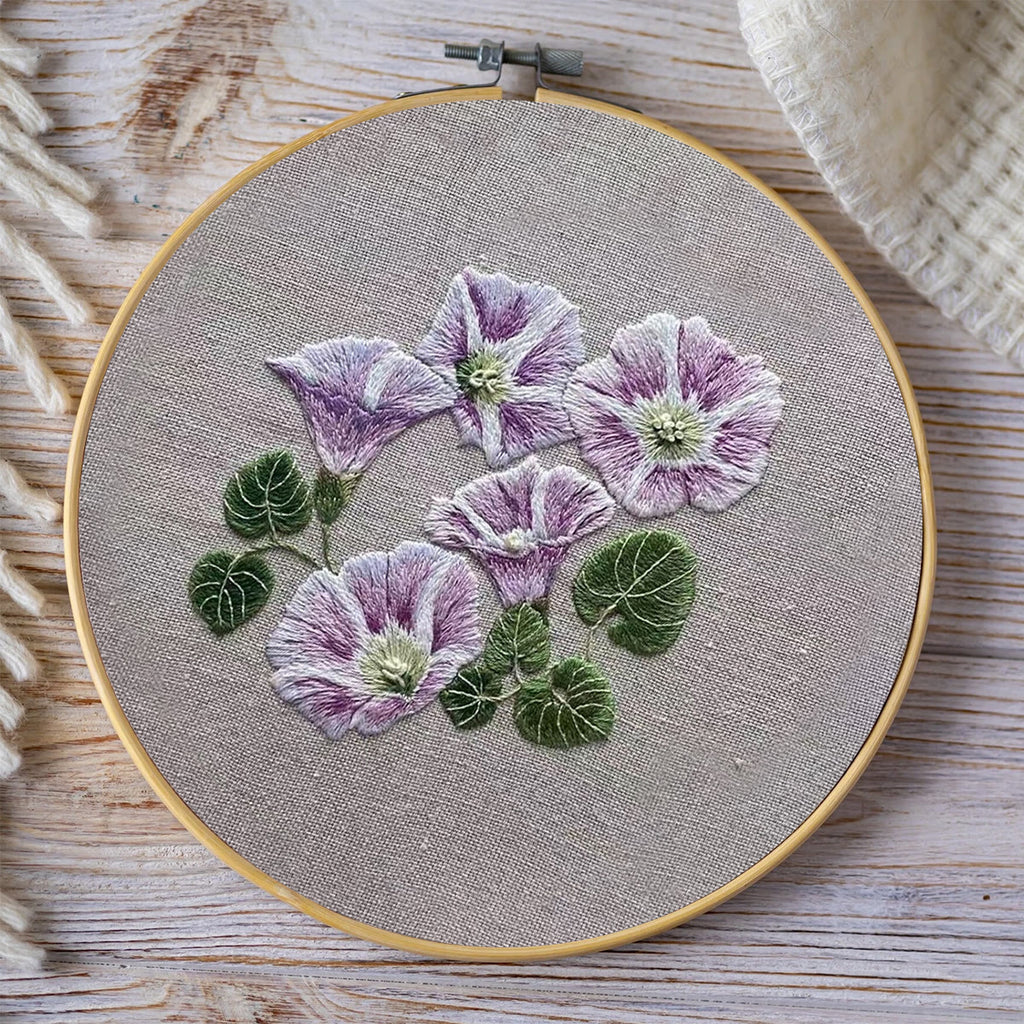 Rubbyoo Embroidery Kit- Mini Purple Hortensia - image 8