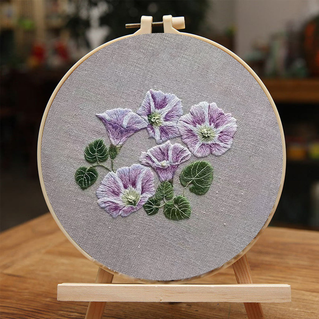 Rubbyoo Embroidery Kit- Mini Purple Hortensia - image 4