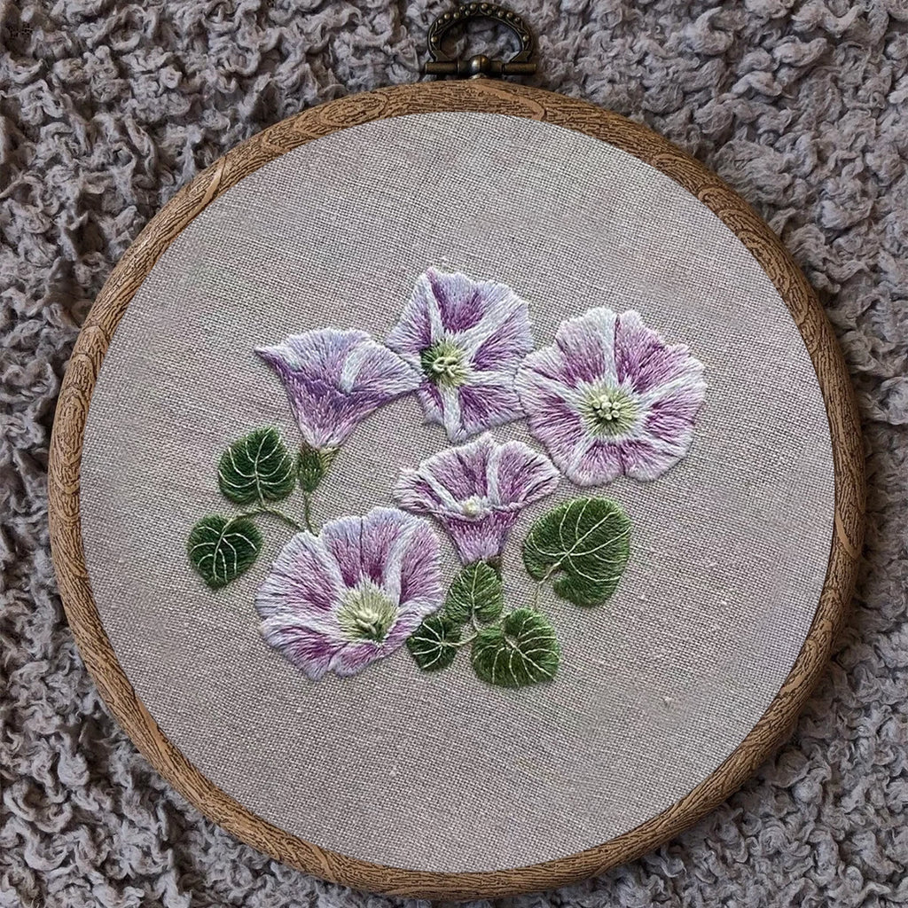 Rubbyoo Embroidery Kit- Mini Purple Hortensia - image 9