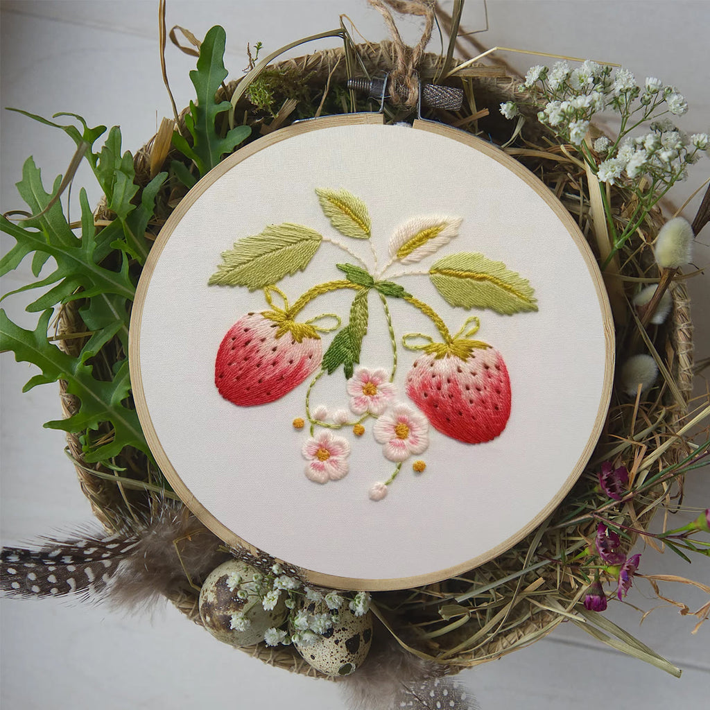 Rubbyoo Embroidery Kit-  Strawberry Blossoms - image 8