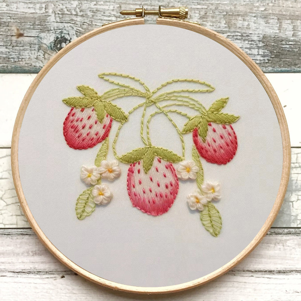 Rubbyoo Embroidery Kit-  Strawberry Blossoms 2 - image 6