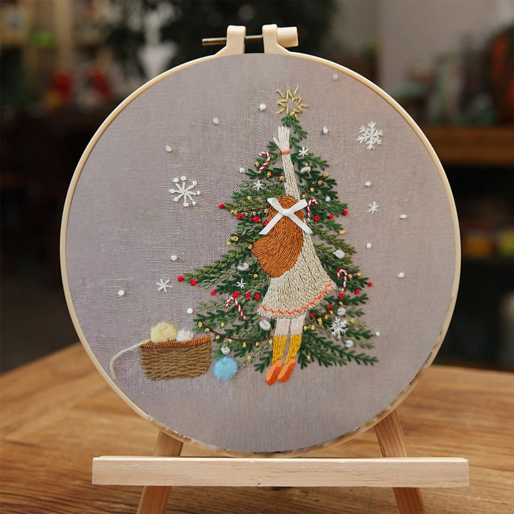 Rubbyoo Embroidery Kit-   Christmas Girl - image 3