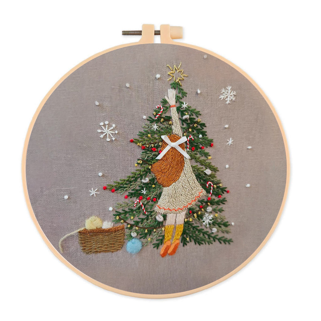 Rubbyoo Embroidery Kit-   Christmas Girl - image 0
