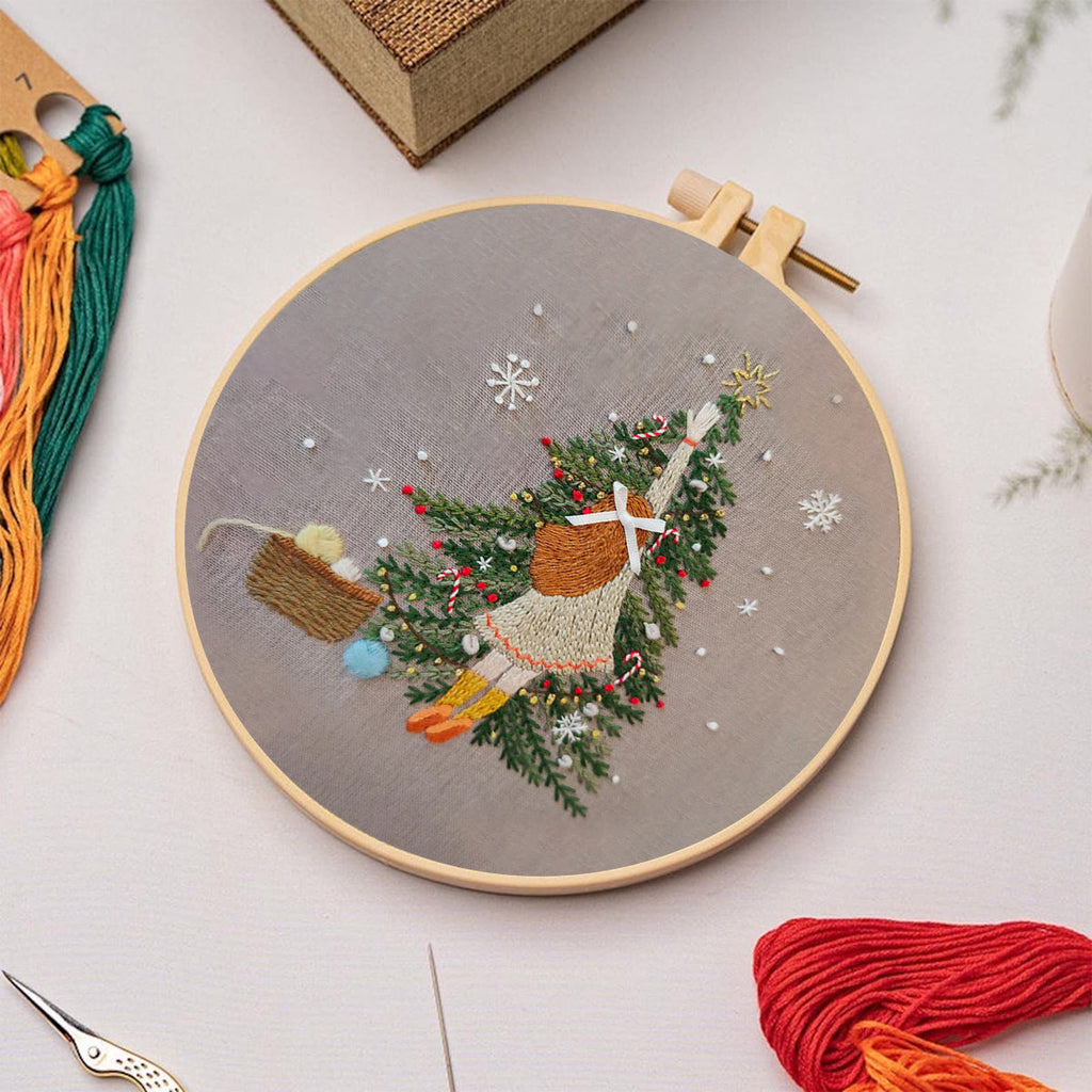 Rubbyoo Embroidery Kit-   Christmas Girl - image 4