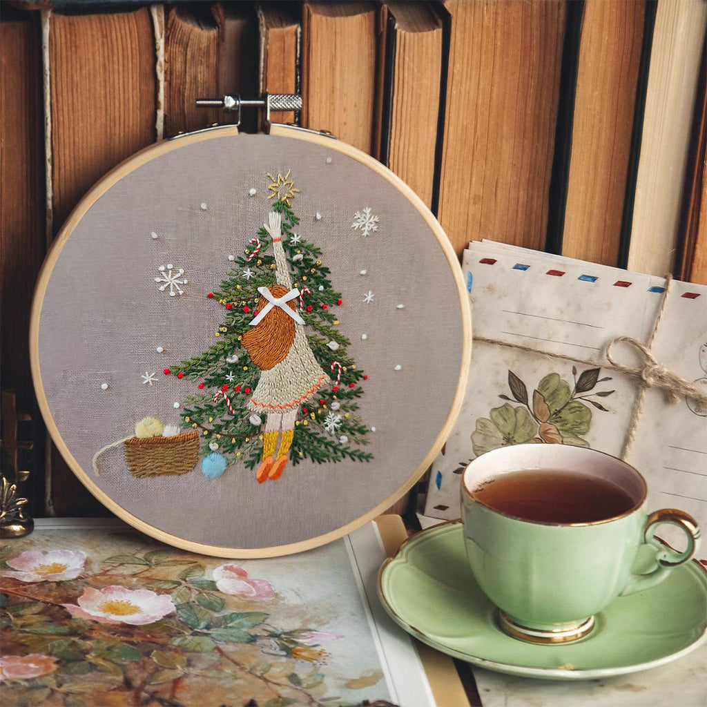 Rubbyoo Embroidery Kit-   Christmas Girl - image 5