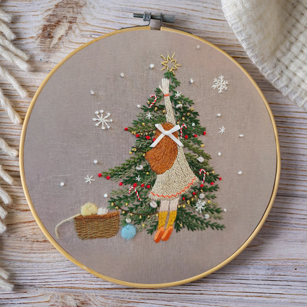 Rubbyoo Embroidery Kit-   Christmas Girl - image 7