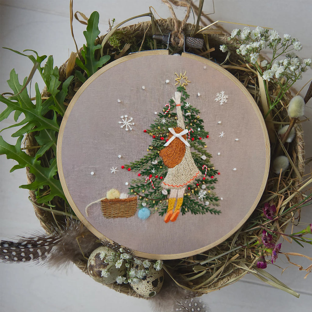 Rubbyoo Embroidery Kit-   Christmas Girl - image 9