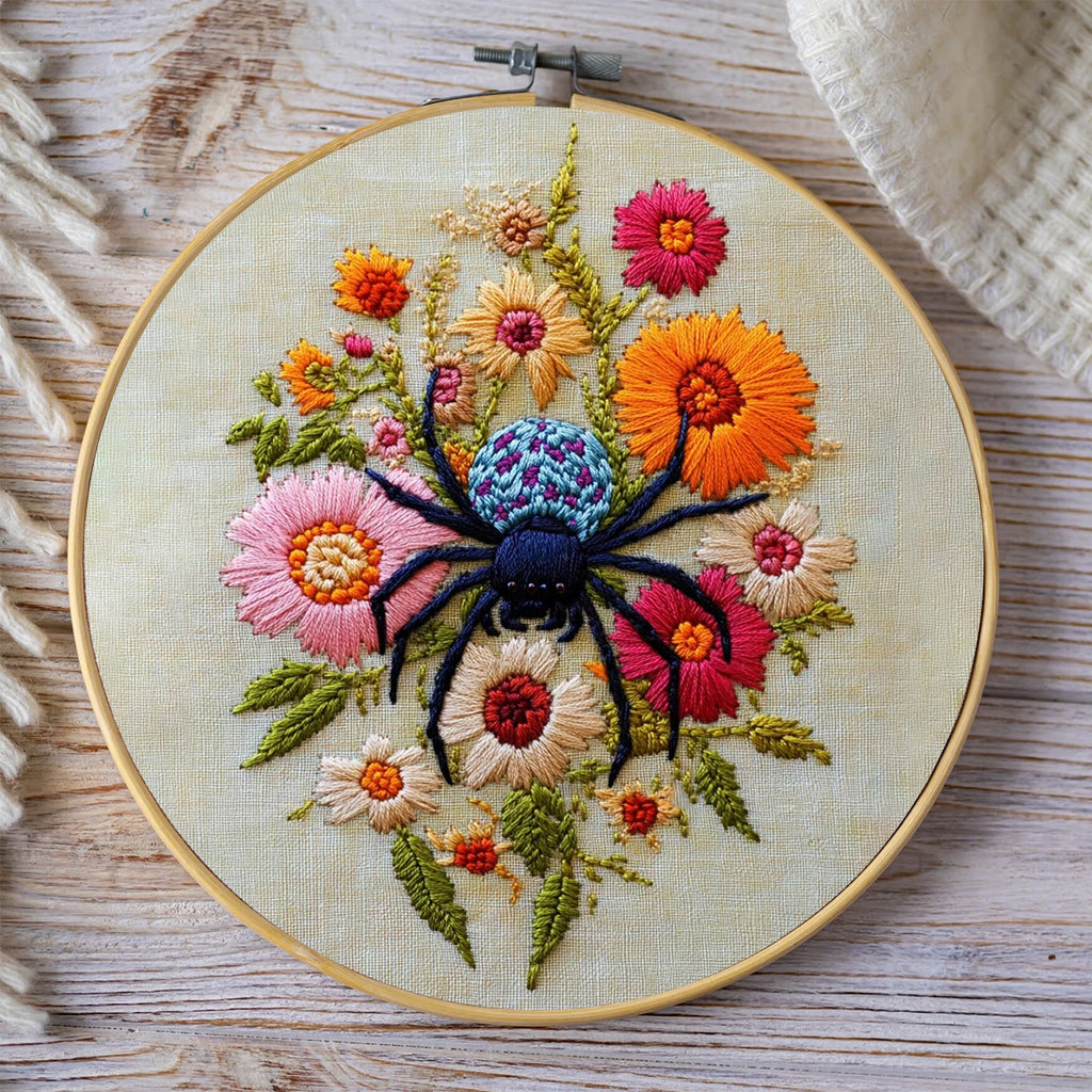 Rubbyoo Embroidery Kit-  Insects Spring Flowers - image 8