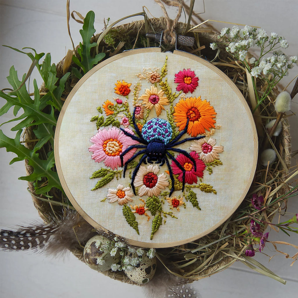 Rubbyoo Embroidery Kit-  Insects Spring Flowers - image 7