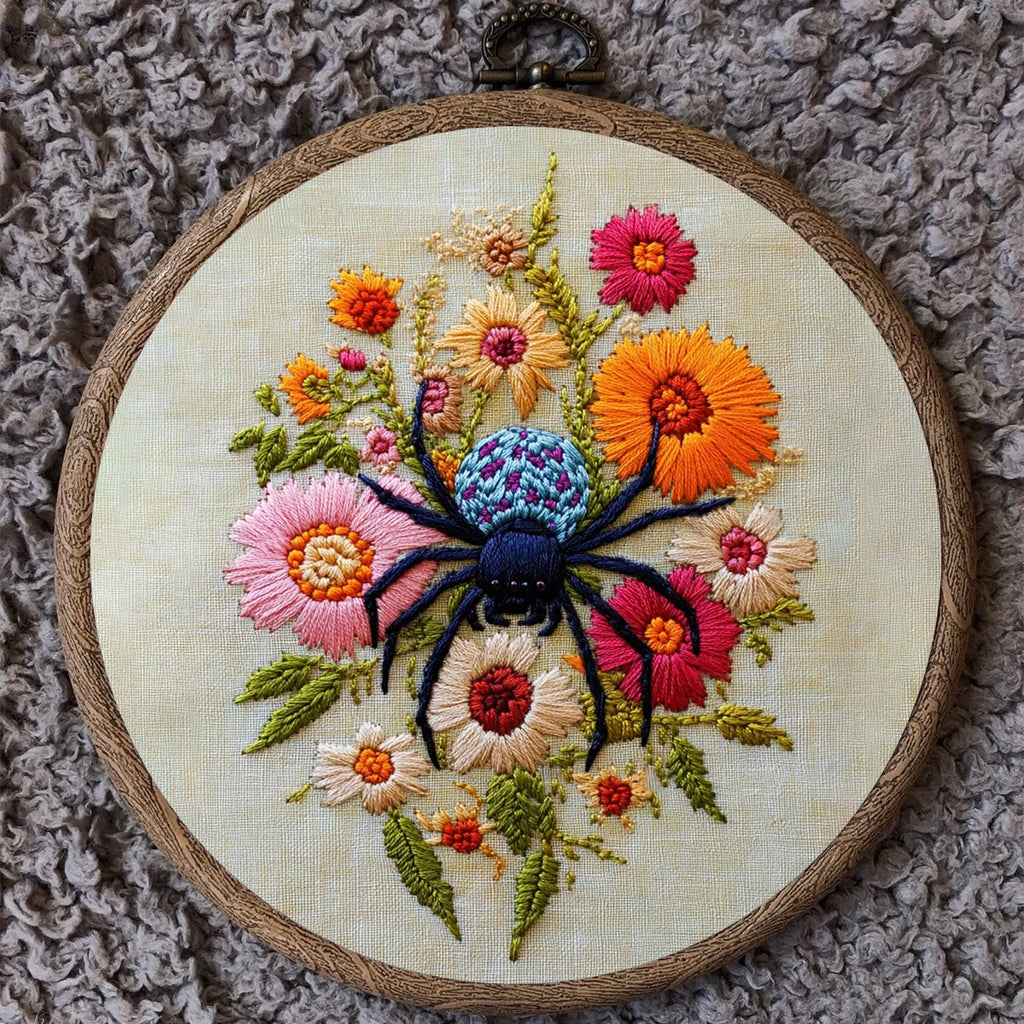 Rubbyoo Embroidery Kit-  Insects Spring Flowers - image 9