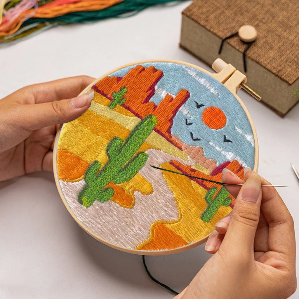 Rubbyoo Embroidery Kit- Desert Canyon - image 3