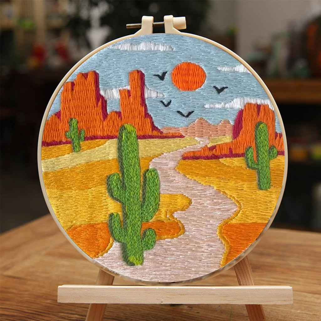 Rubbyoo Embroidery Kit- Desert Canyon - image 1