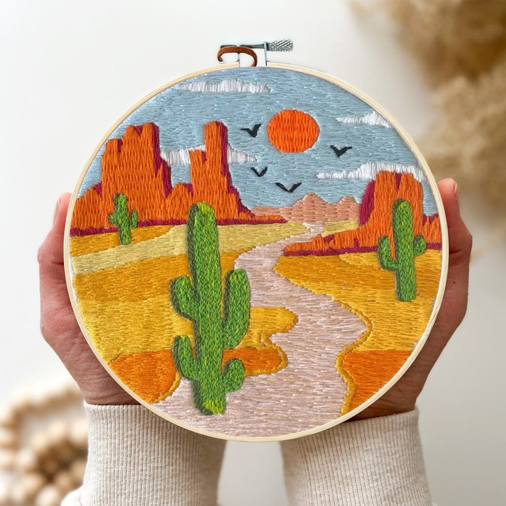 Rubbyoo Embroidery Kit- Desert Canyon - image 2
