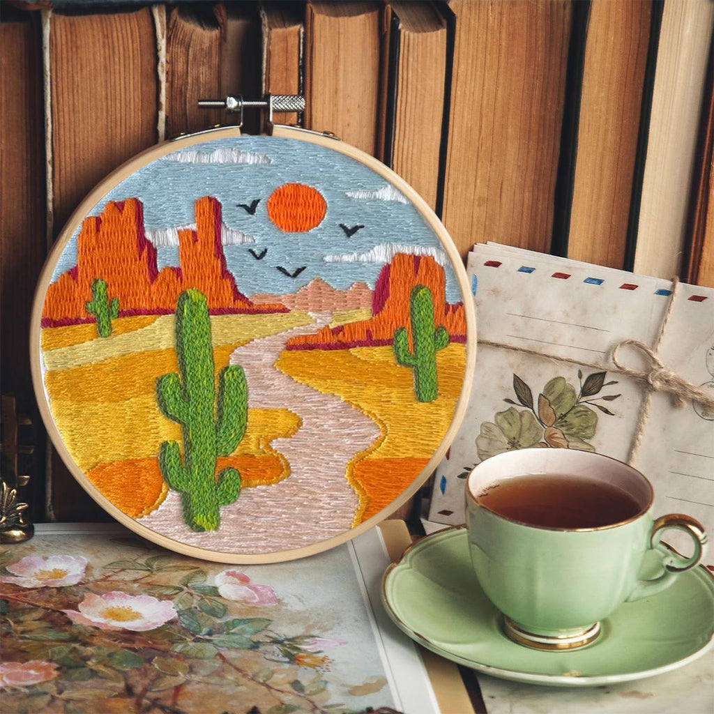 Rubbyoo Embroidery Kit- Desert Canyon - image 6