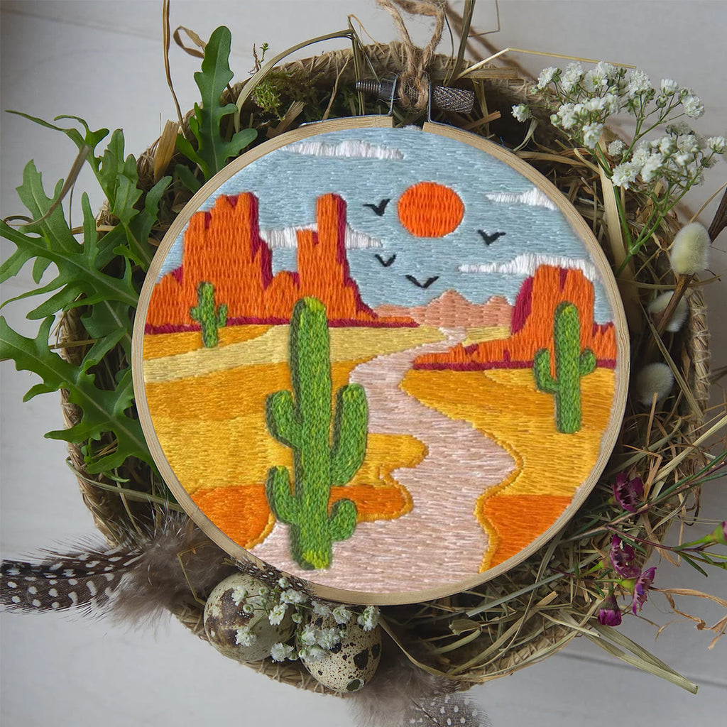 Rubbyoo Embroidery Kit- Desert Canyon - image 8