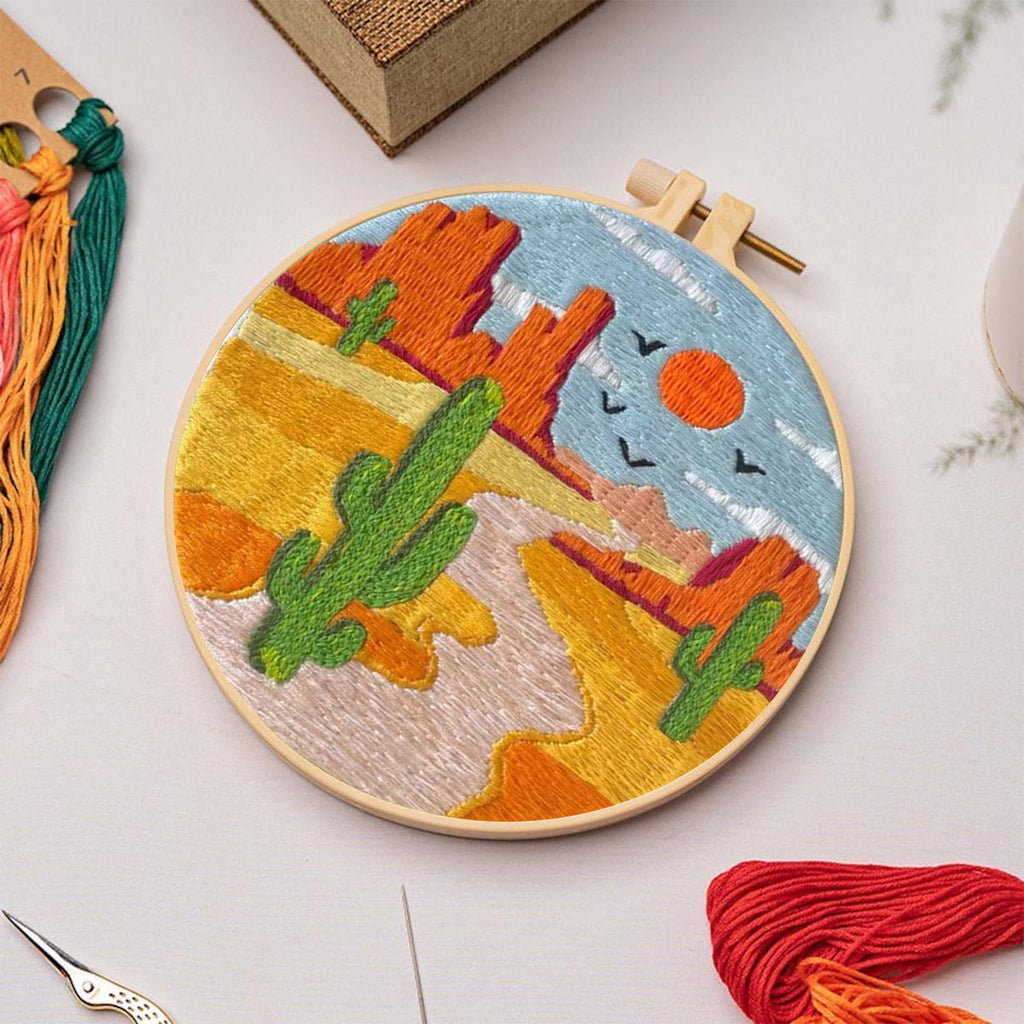 Rubbyoo Embroidery Kit- Desert Canyon - image 4