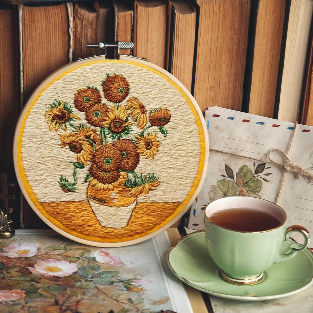 Rubbyoo Embroidery Kit- Van Gogh Sunflowers - image 6