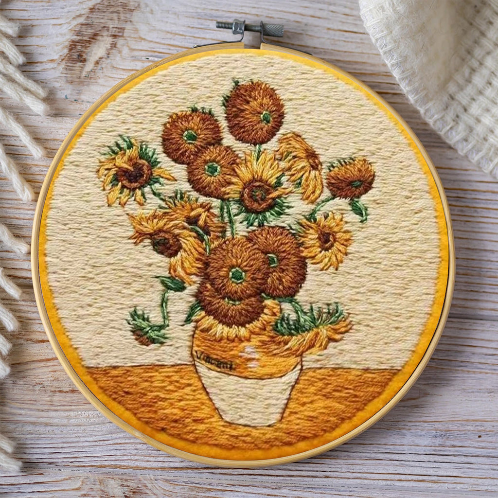 Rubbyoo Embroidery Kit- Van Gogh Sunflowers - image 7