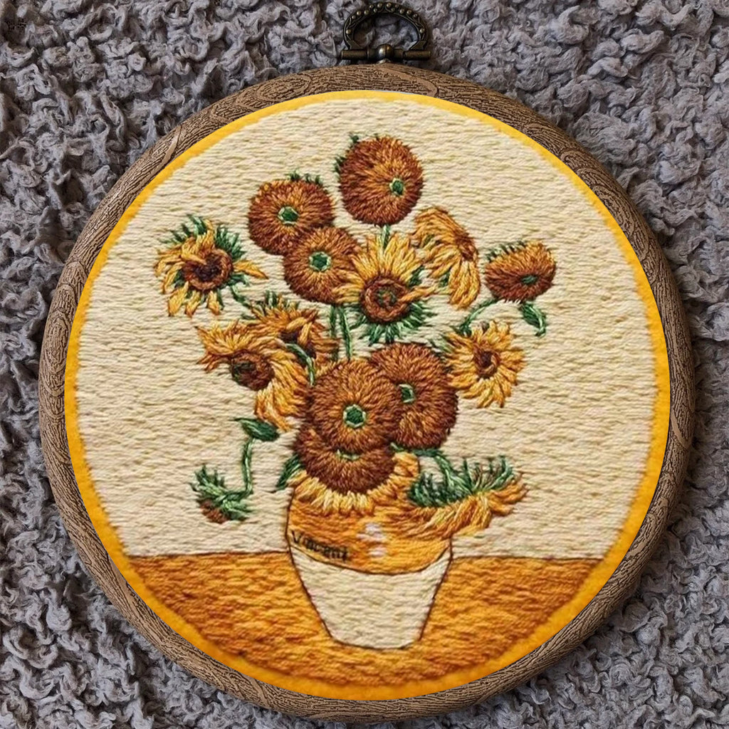 Rubbyoo Embroidery Kit- Van Gogh Sunflowers - image 8