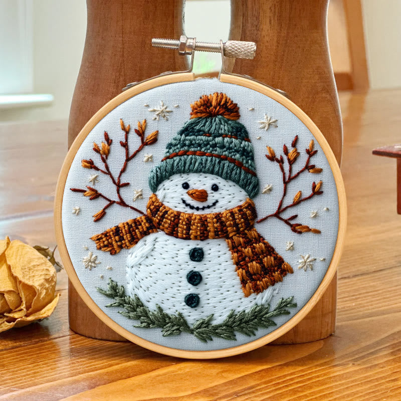 Rubbyoo Embroidery Kit-Happy Snowman - image 7