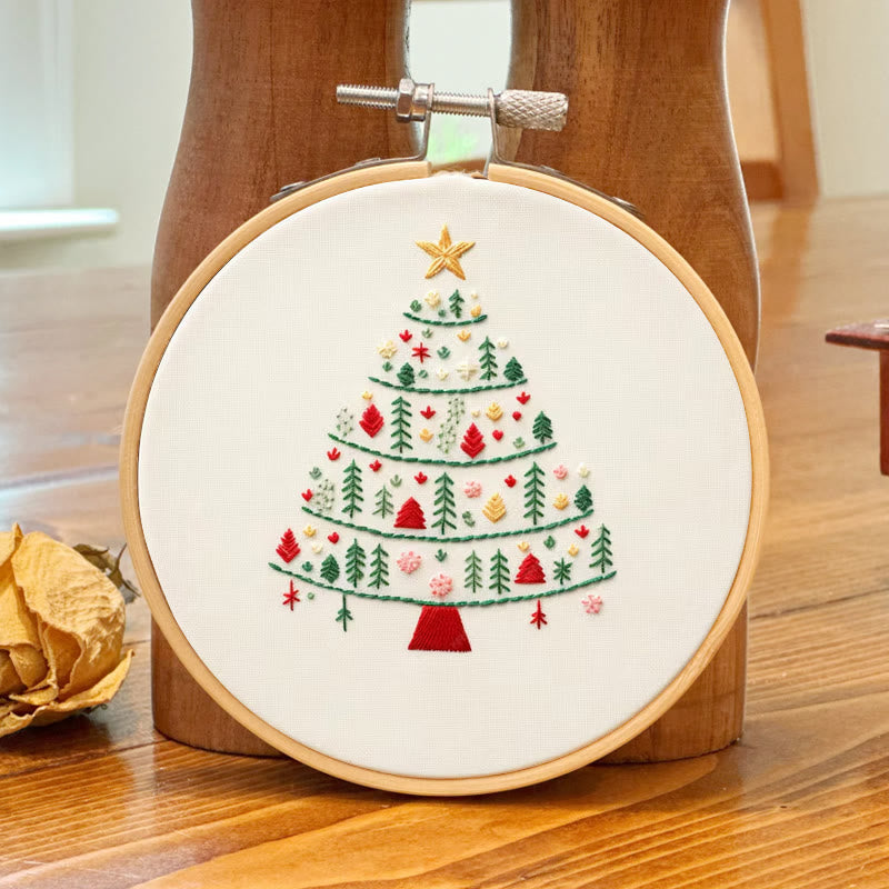 Rubbyoo Embroidery Kit-  Christmas Elements Tree - image 4