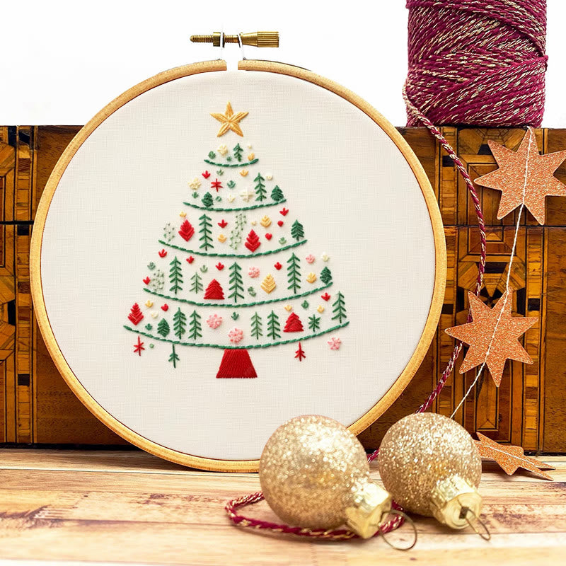 Rubbyoo Embroidery Kit-  Christmas Elements Tree - image 8