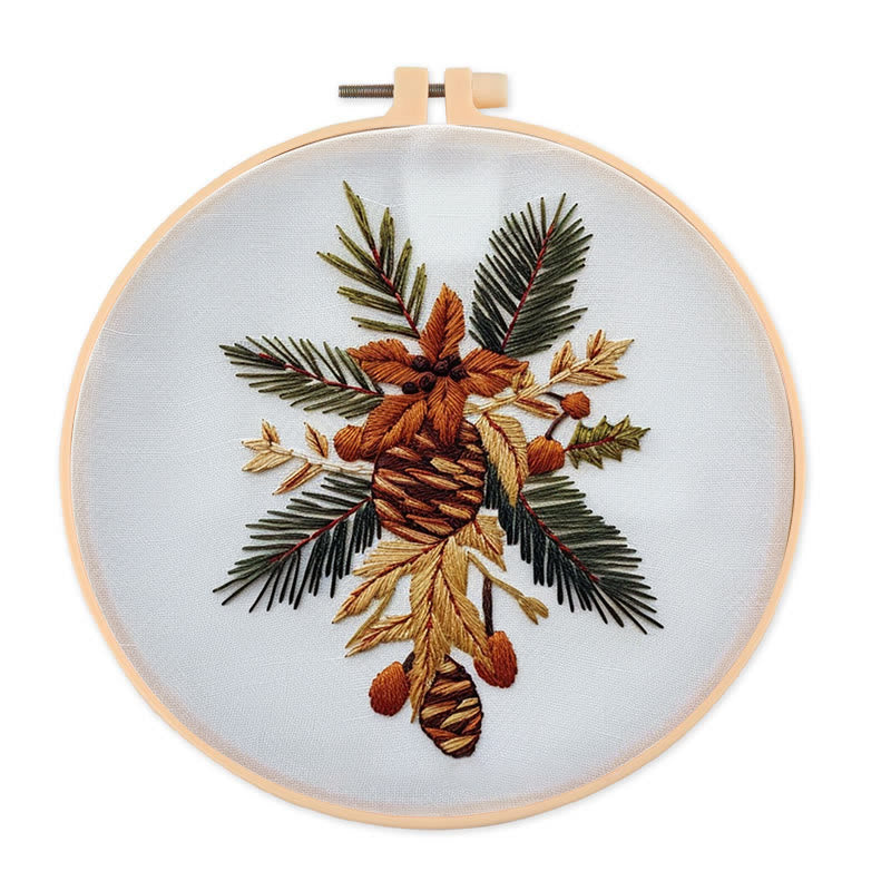 Rubbyoo Embroidery Kit-  Winter Bouquet - image 0