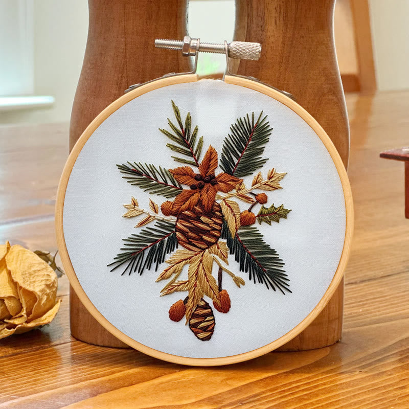 Rubbyoo Embroidery Kit-  Winter Bouquet - image 5