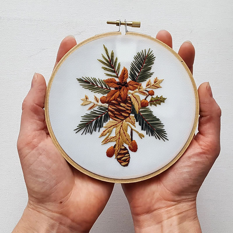 Rubbyoo Embroidery Kit-  Winter Bouquet - image 4