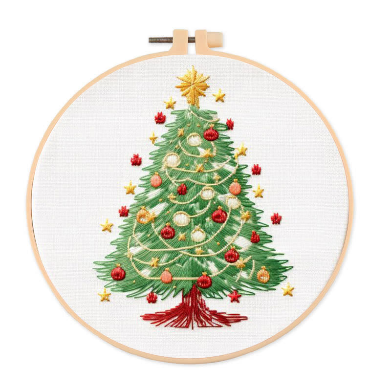 Rubbyoo Embroidery Kit-  Christmas  Festival Tree - image 0