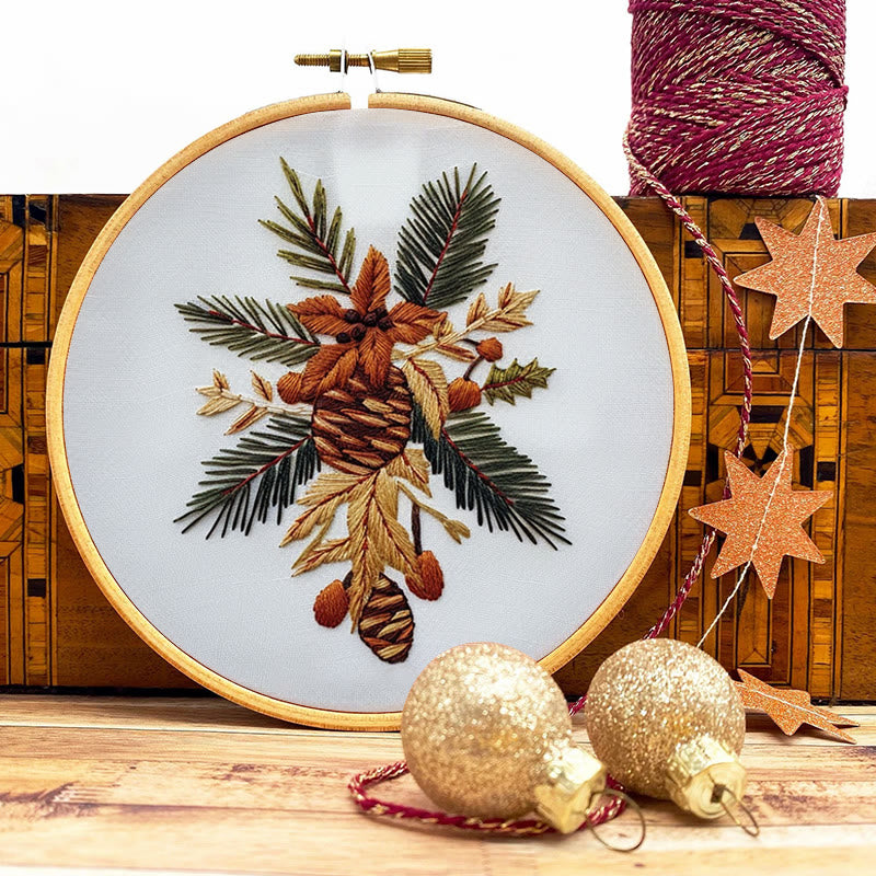 Rubbyoo Embroidery Kit-  Winter Bouquet - image 8