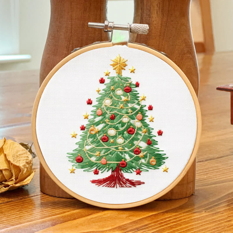 Rubbyoo Embroidery Kit-  Christmas  Festival Tree - image 3