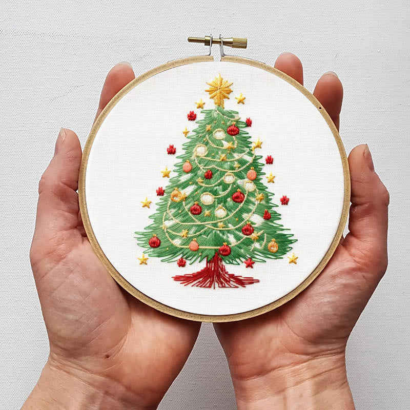 Rubbyoo Embroidery Kit-  Christmas  Festival Tree - image 4