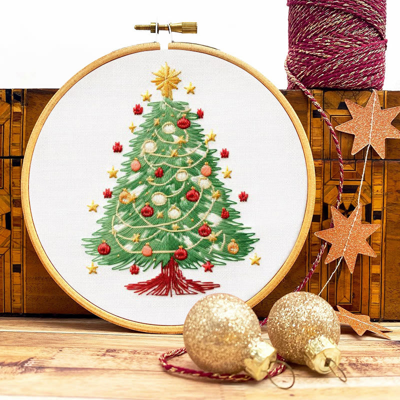 Rubbyoo Embroidery Kit-  Christmas  Festival Tree - image 8
