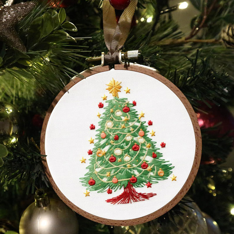 Rubbyoo Embroidery Kit-  Christmas  Festival Tree - image 7