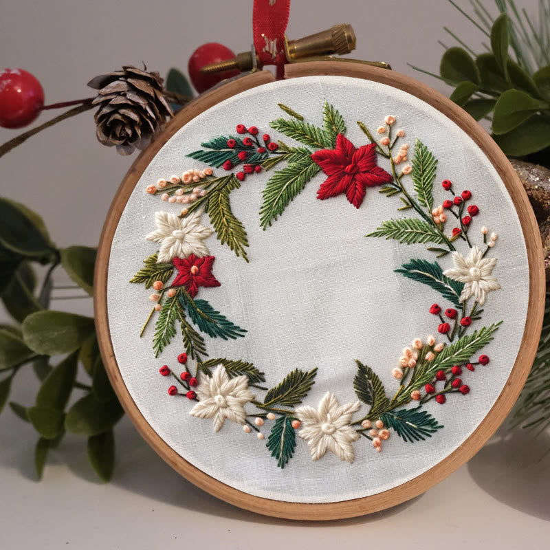 Rubbyoo Embroidery Kit-  Christmas Garland - image 1