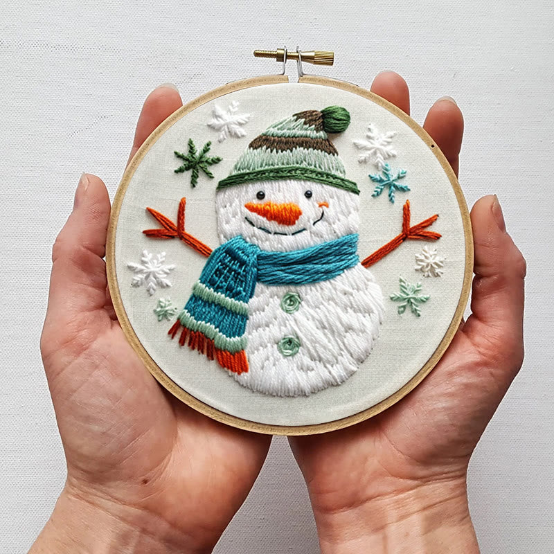 Rubbyoo Embroidery Kit-  Winter Snowman - image 2