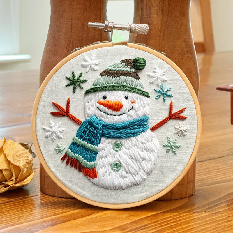 Rubbyoo Embroidery Kit-  Winter Snowman - image 3