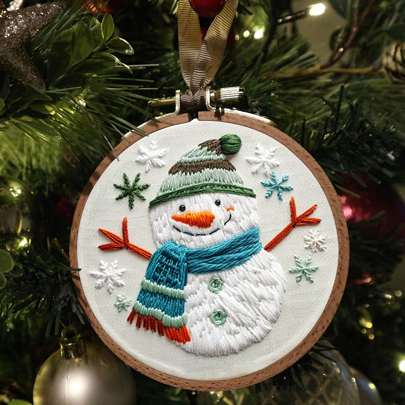 Rubbyoo Embroidery Kit-  Winter Snowman - image 5