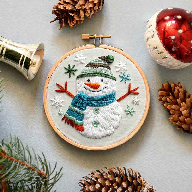 Rubbyoo Embroidery Kit-  Winter Snowman - image 7