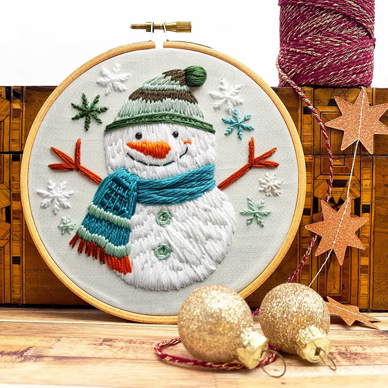 Rubbyoo Embroidery Kit-  Winter Snowman - image 8