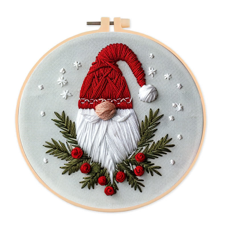 Rubbyoo Embroidery Kit-  Christmas Winter Gnome - image 0