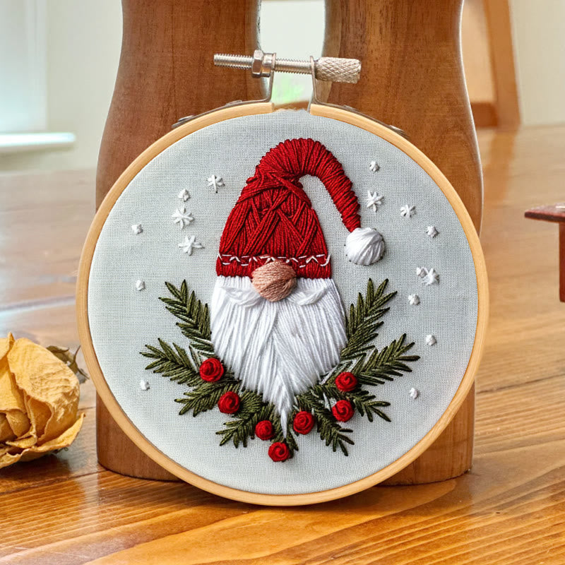 Rubbyoo Embroidery Kit-  Christmas Winter Gnome - image 3
