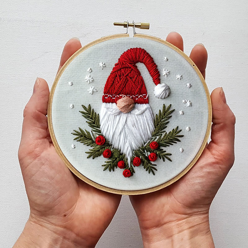 Rubbyoo Embroidery Kit-  Christmas Winter Gnome - image 6